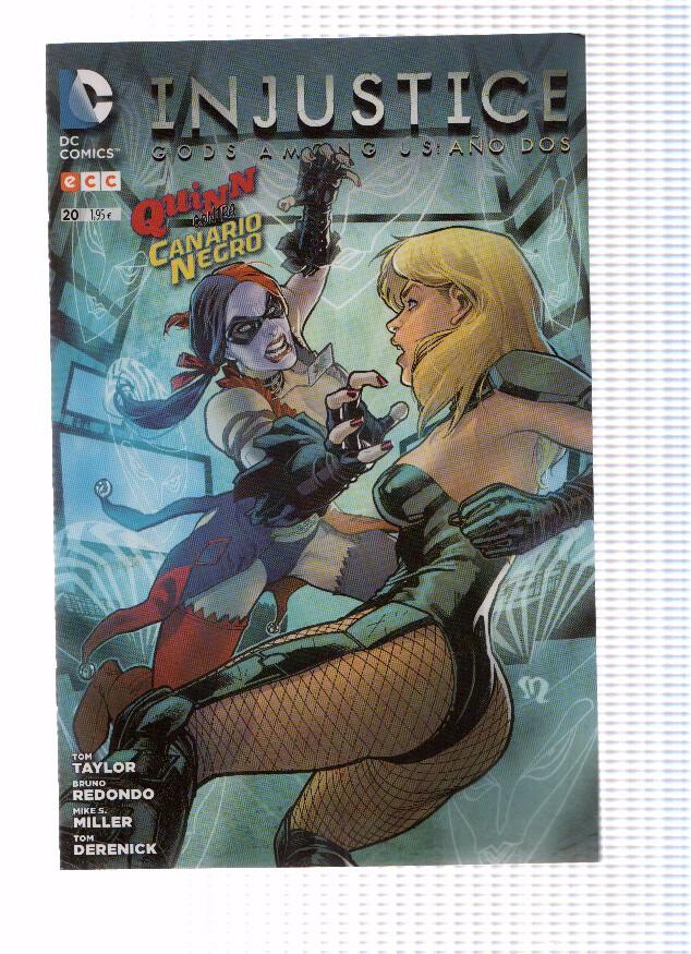 INJUSTICE GODS AMONG US, Volumen 01, Numero 20:  Quinn contra Canario Negro (ECC 2013)