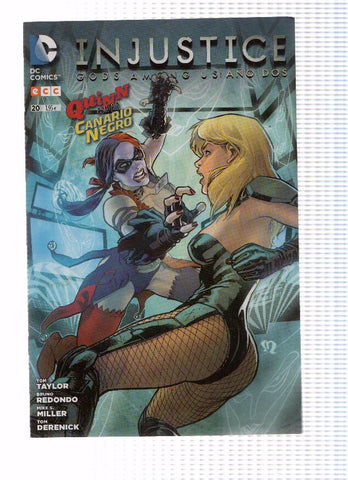 INJUSTICE GODS AMONG US, Volumen 01, Numero 20:  Quinn contra Canario Negro (ECC 2013)