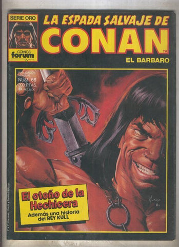 La Espada Salvaje de Conan primera edicion numero 068 (numerado 4 en trasera)