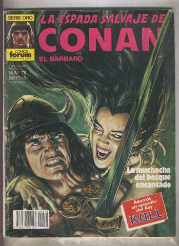 La Espada Salvaje de Conan primera edicion numero 078 (numerado 1 en trasera)