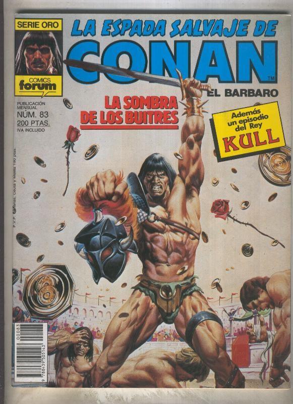 La Espada Salvaje de Conan primera edicion numero 083 (numerado 3 en trasera)