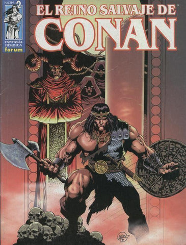 El reino salvaje de Conan numero 02: La esfinge negra de Neb-Thu (numerado 2 en interior cubierta)