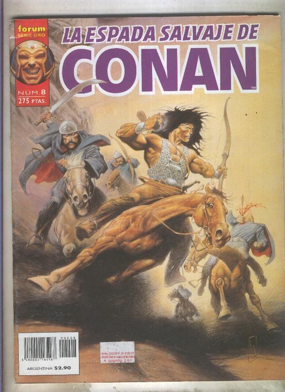 La Espada Salvaje de Conan volumen 2 numero 08 (numerado 3 en interior cubierta)