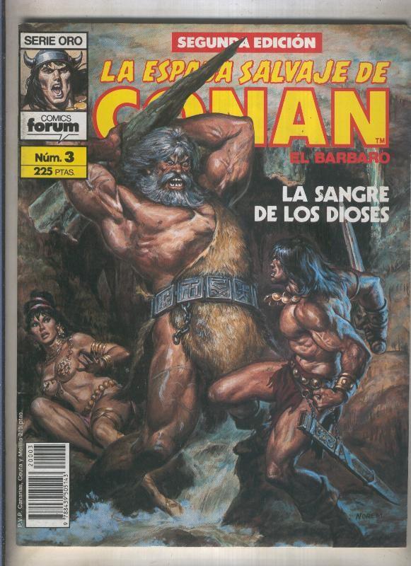 La Espada Salvaje de Conan volumen 1 segunda edicion numero 003 (numerado 2 en trasera)