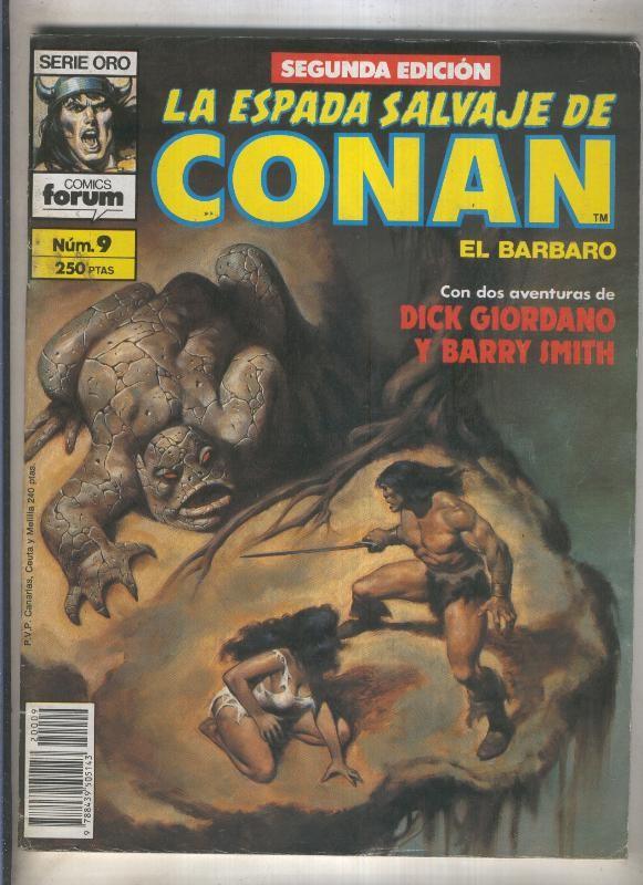 La Espada Salvaje de Conan volumen 1 segunda edicion numero 009 (numerado 3 en trasera) 