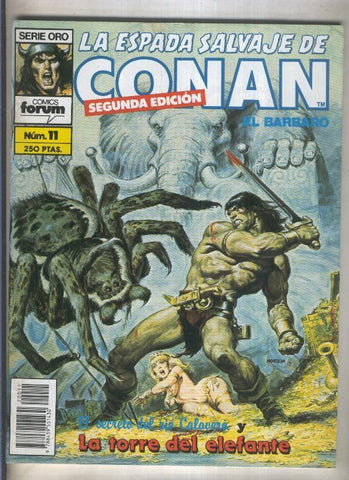La Espada Salvaje de Conan volumen 1 segunda edicion numero 011 (numerado 1 en trasera) 