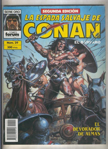 La Espada Salvaje de Conan volumen 1 segunda edicion numero 029 (numerado 1 en trasera)