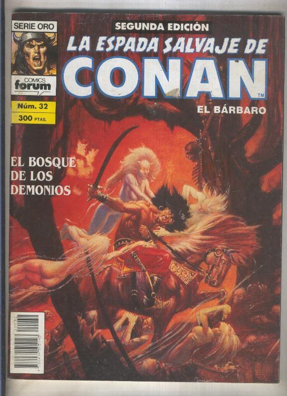 La Espada Salvaje de Conan volumen 1 segunda edicion numero 032 (numerado 2 en trasera) 