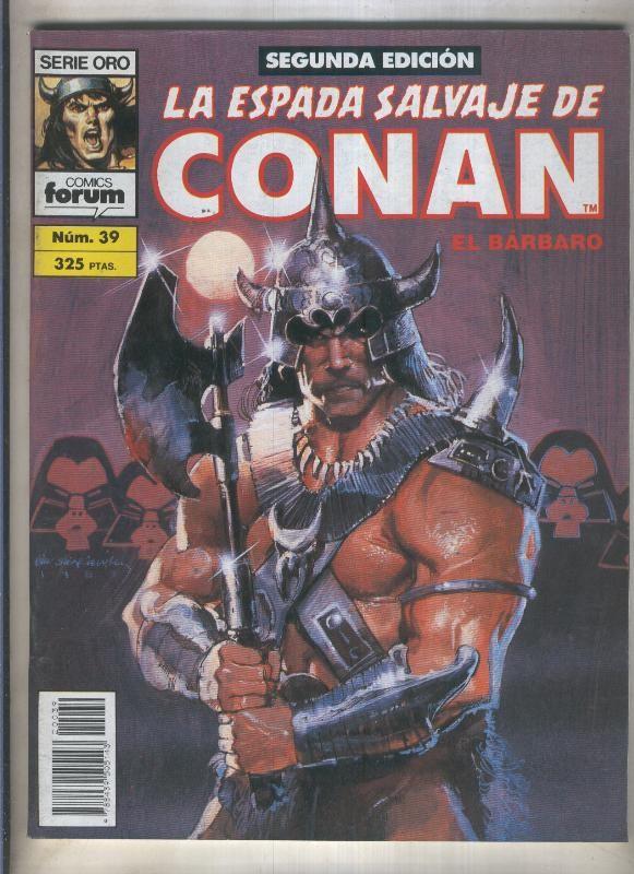 La Espada Salvaje de Conan volumen 1 segunda edicion numero 039 (numerado 2 en trasera)