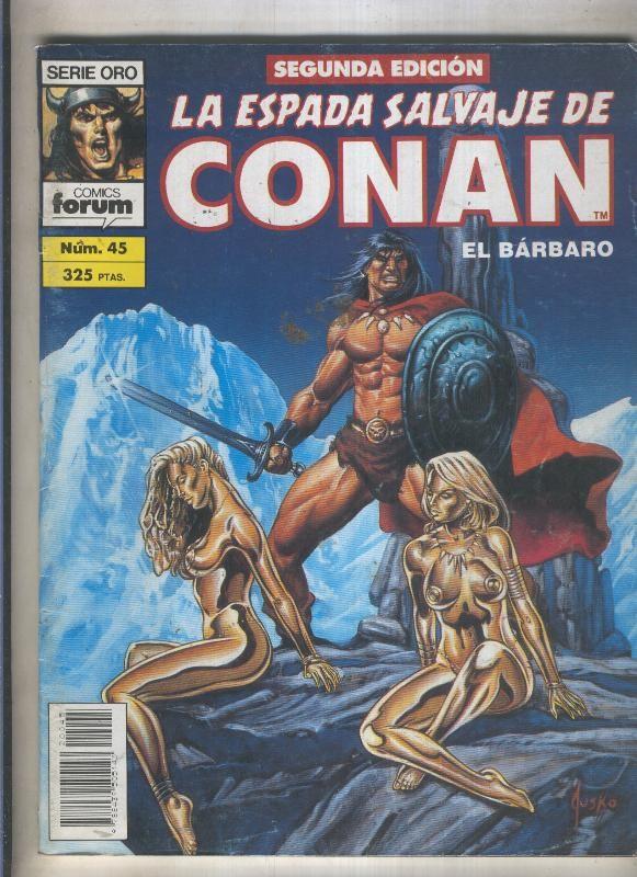 La Espada Salvaje de Conan volumen 1 segunda edicion numero 045 