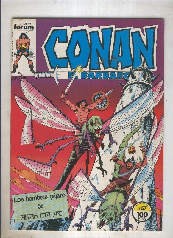 Conan el Barbaro primera edicion numero 057 (numerado 2 en trasera)