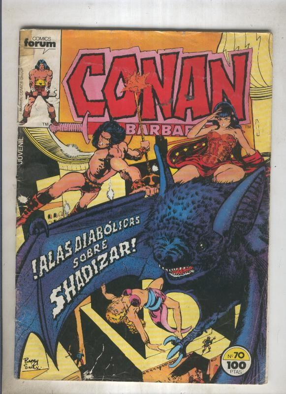 Conan el Barbaro primera edicion numero 070 (numerado 2 en trasera)