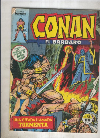 Conan el Barbaro primera edicion numero 075 (numerado 1 en trasera)