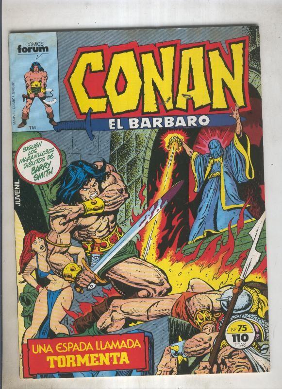 Conan el Barbaro primera edicion numero 075 (numerado 2 en trasera)