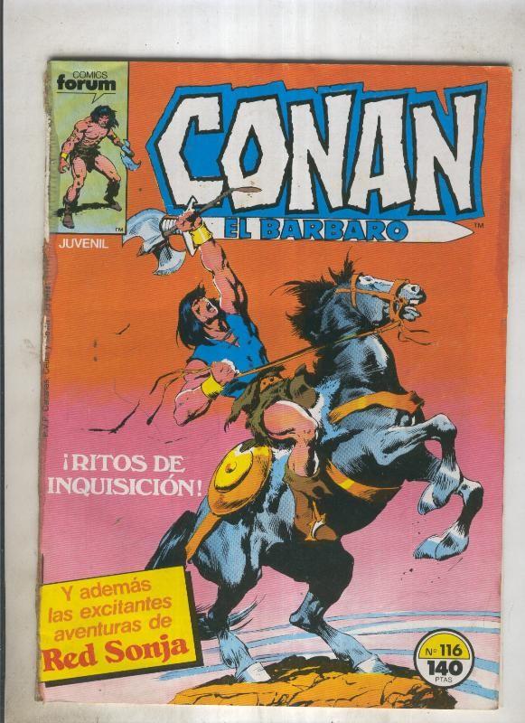 Conan el Barbaro primera edicion numero 116 (numerado 5 en trasera)