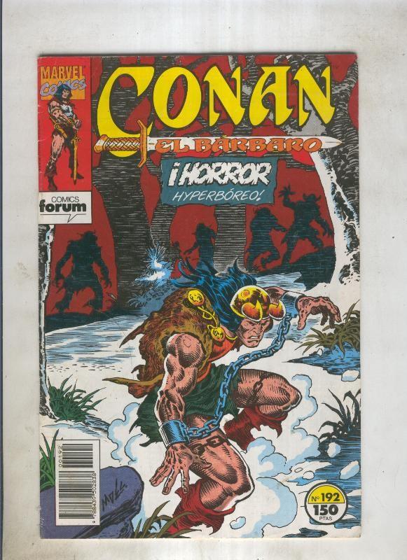 Conan el Barbaro primera edicion numero 192 (numerado 2 en trasera)