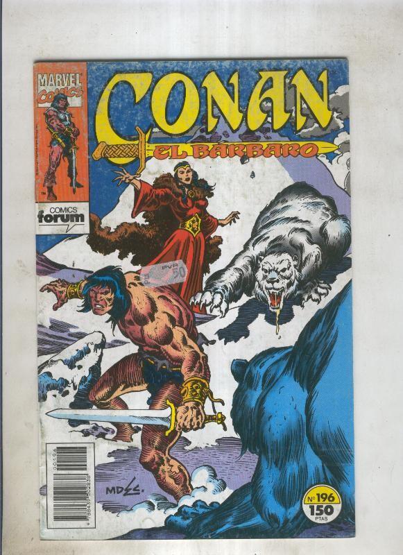 Conan el Barbaro primera edicion numero 196 (numerado 3 en trasera)