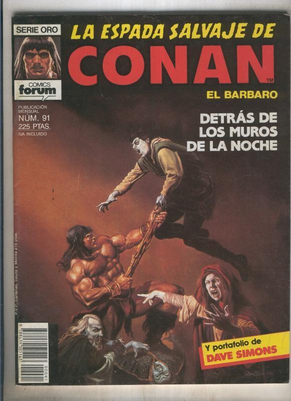 La espada de conan el barbaro numero 091