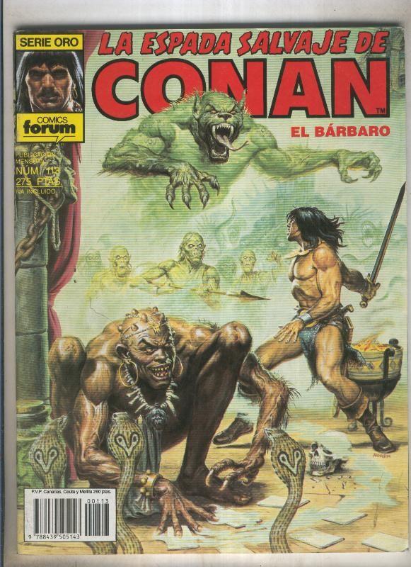 La espada de conan el barbaro numero 113