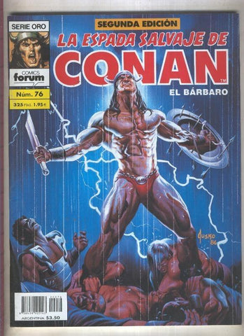 La Espada Salvaje de Conan volumen 1 segunda edicion numero 076 (numerado 1 en trasera) 
