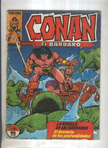 CONAN EL BARBARO, Vol.1 Numero 09: La Batalla de los Barbaros  (Forum)