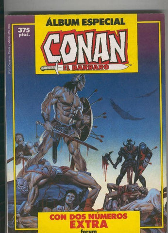 Conan el Barbaro retapado primavera 87 y Clavos Rojos