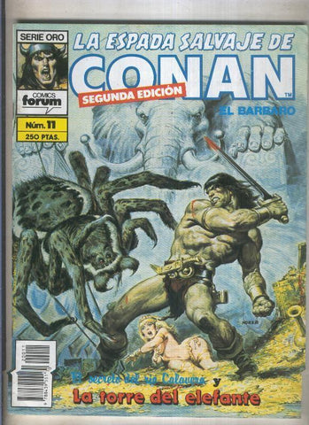 La Espada Salvaje de Conan volumen 1 segunda edicion numero 011 (numerado 2 en trasera) 