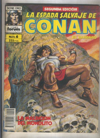 La Espada Salvaje de Conan volumen 1 segunda edicion numero 006 (numerado 1 en trasera)
