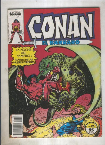 Conan el Barbaro primera edicion numero 026 (numerado 2 en trasera)