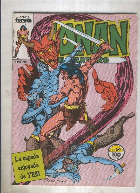 Conan el Barbaro primera edicion numero 064 (numerado 6 en trasera)