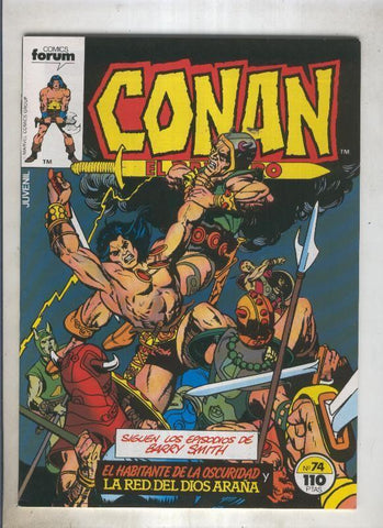 Conan el Barbaro primera edicion numero 074 (numerado 1 en trasera)