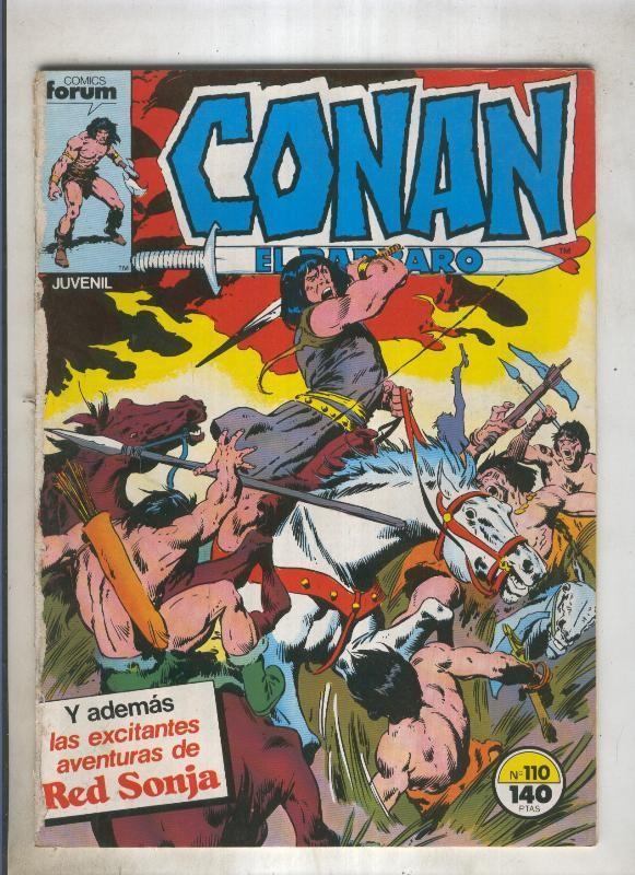 Conan el Barbaro primera edicion numero 110 (numerado 4 en trasera)