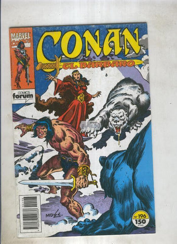 Conan el Barbaro primera edicion numero 196 (numerado 1 en trasera)
