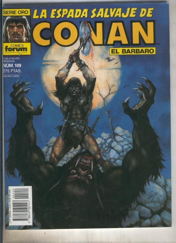 La espada de conan el barbaro numero 109