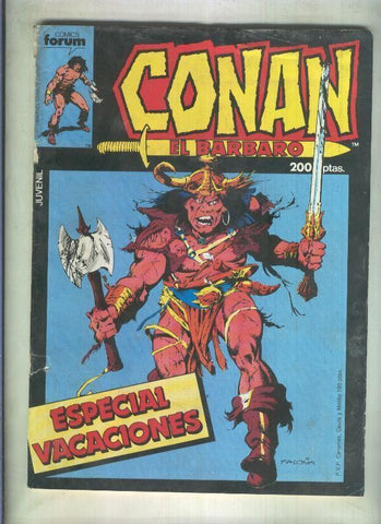 Conan el Barbaro especial vacaciones 1986 (numerado 4 en trasera)