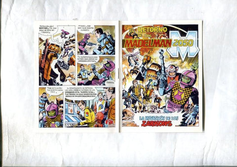 El retorno de los Madelman 2050: La invasion de los Zarkons (folleto comic publicitario)