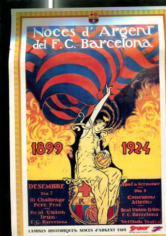 Lamina Historiques Noces D'argent del F.C.Barcelona 1899-1924