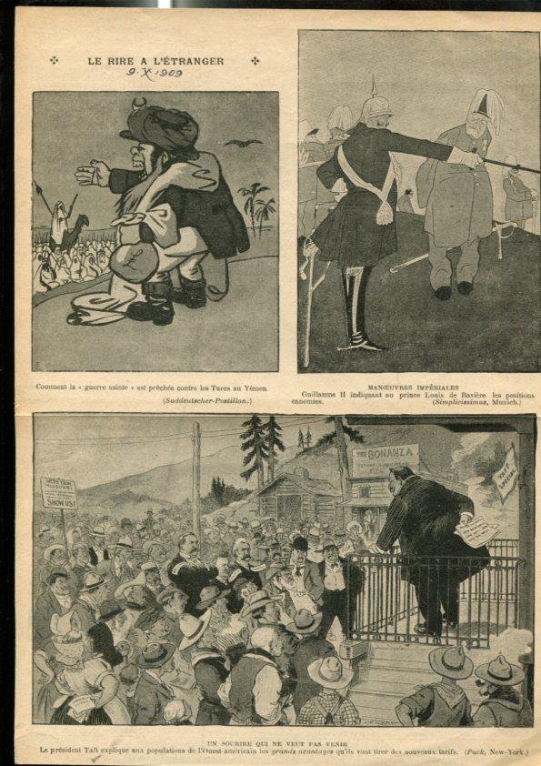 Lamina numerada 045: Ilustraciones de humor Le rire a l,etranger