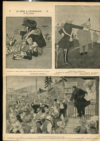 Lamina numerada 045: Ilustraciones de humor Le rire a l,etranger