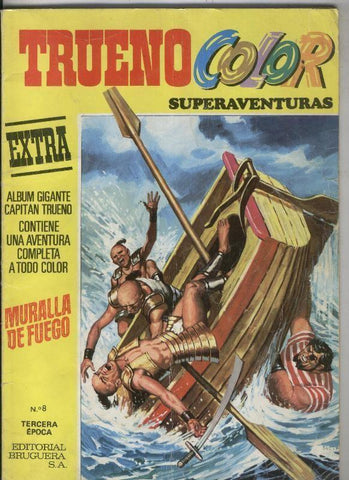 Trueno color superaventuras tercera epoca numero 08: Muralla de fuego