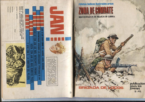 Zona de combate libreta numero 3: Brigada de locos