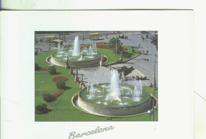 Postal 5509 : Fuentes de plaza catalunya de Barcelona