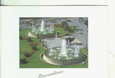 Postal 5509 : Fuentes de plaza catalunya de Barcelona