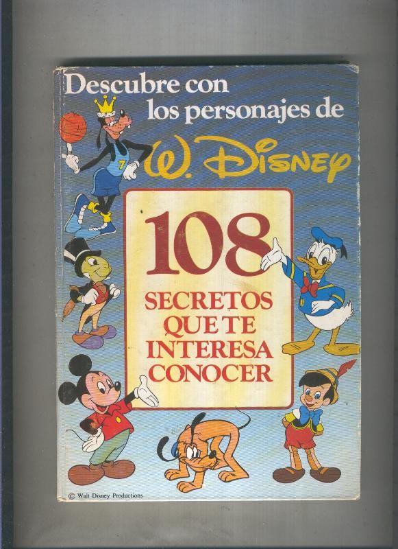 Cromos: Descubre con los personajes de W.Disney 108 secretos que te interesan conocer