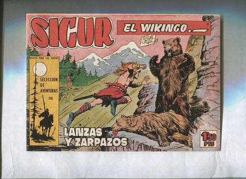Facsimil: Sigur el vikingo numero 09: Lanzas y zarpazos