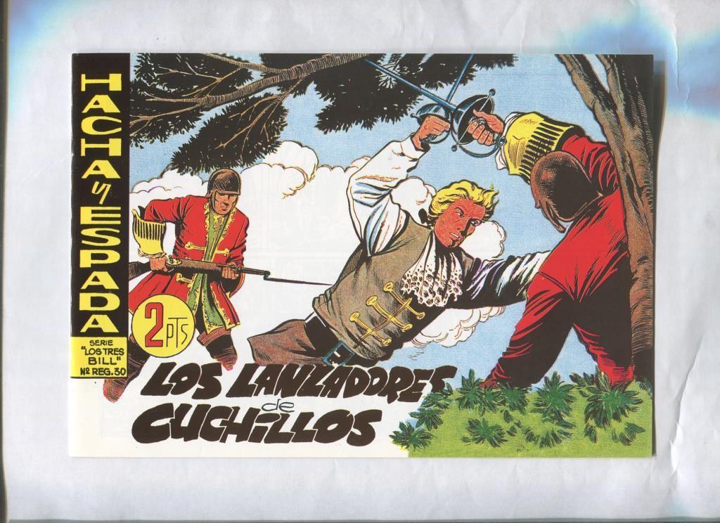 Facsimil: Hacha y Espada numero 42: Los lanzadores de cuchillos