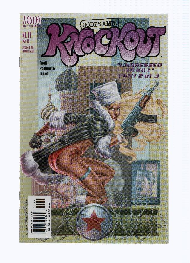 CODENAME: KNOCKOUT, Volume 1, Numero 11: Undressed to Kill, Part 2 (Vertigo 2001)