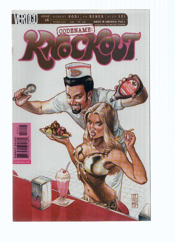 CODENAME: KNOCKOUT, Volume 1, Numero 16: AMOK in America, Part 1 (Vertigo 2001)