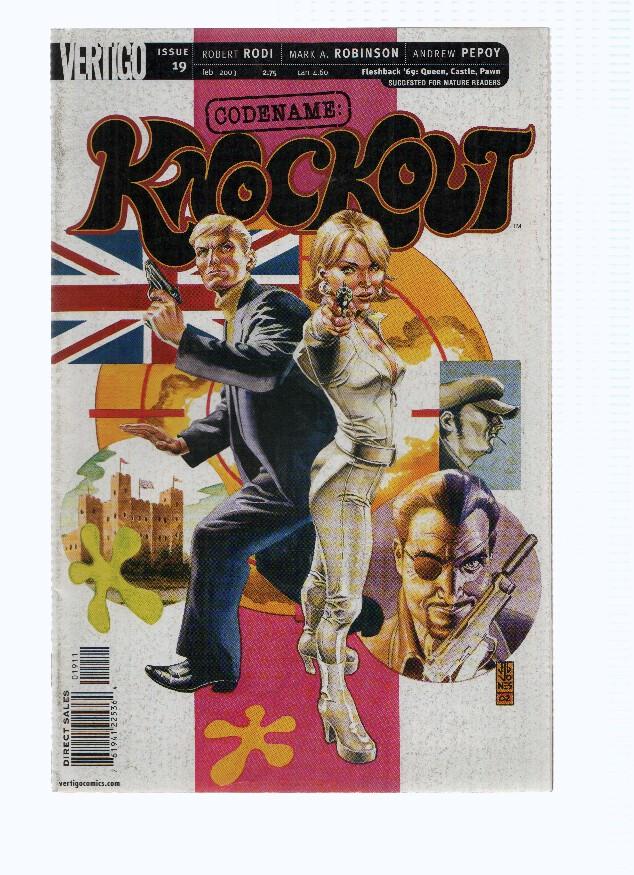 CODENAME: KNOCKOUT, Volume 1, Numero 19: Queen, Castle, Pawn (Vertigo 2001)