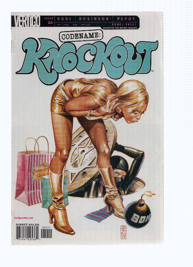 CODENAME: KNOCKOUT, Volume 1, Numero 20: Rebel Yell! (Vertigo 2001)